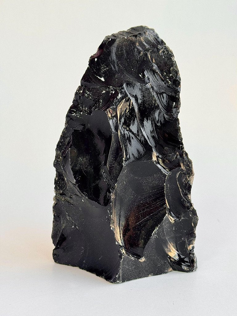 Obsidiana - Base Serrada - Proteção, Centramento e