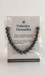 Pulseira de Hematita 8mm Regulável - Proteção, Disciplina, Afasta Vícios e Melhora Hábitos