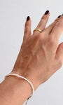 Pulseira de Madre Pérola Redonda 2mm - Amor Universal, Proteção e Riqueza