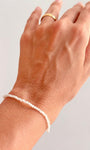 Pulseira de Pedra da Lua 2mm Multifacetada - Sensualidade, Energia Feminina, Domínio das Emoções e Fertilidade