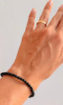 Pulseira de Turmalina Negra Redonda 4mm - Proteção Energética e Espiritual, Inseguranças e Soluções
