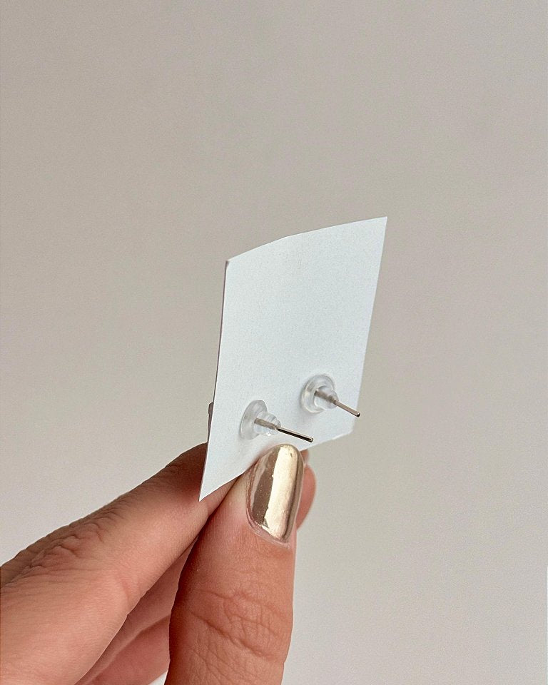 Brinco de Selenita Prateado - Limpeza Energética; Paz de Espírito; Cansaço Mental e Dores