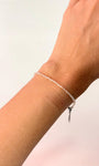 Pulseira de Citrino 2mm Multifacetada - Autoestima, Alegria e Prosperidade