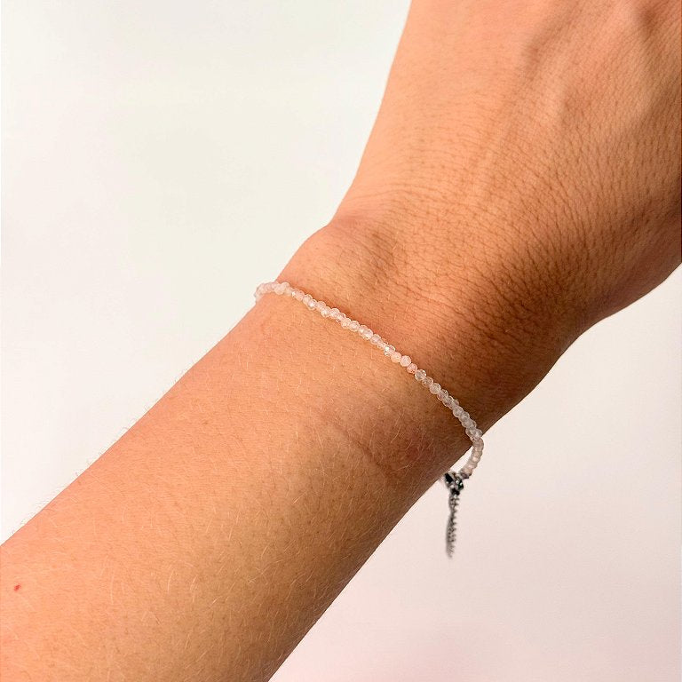 Pulseira de Citrino 2mm Multifacetada - Autoestima, Alegria e Prosperidade