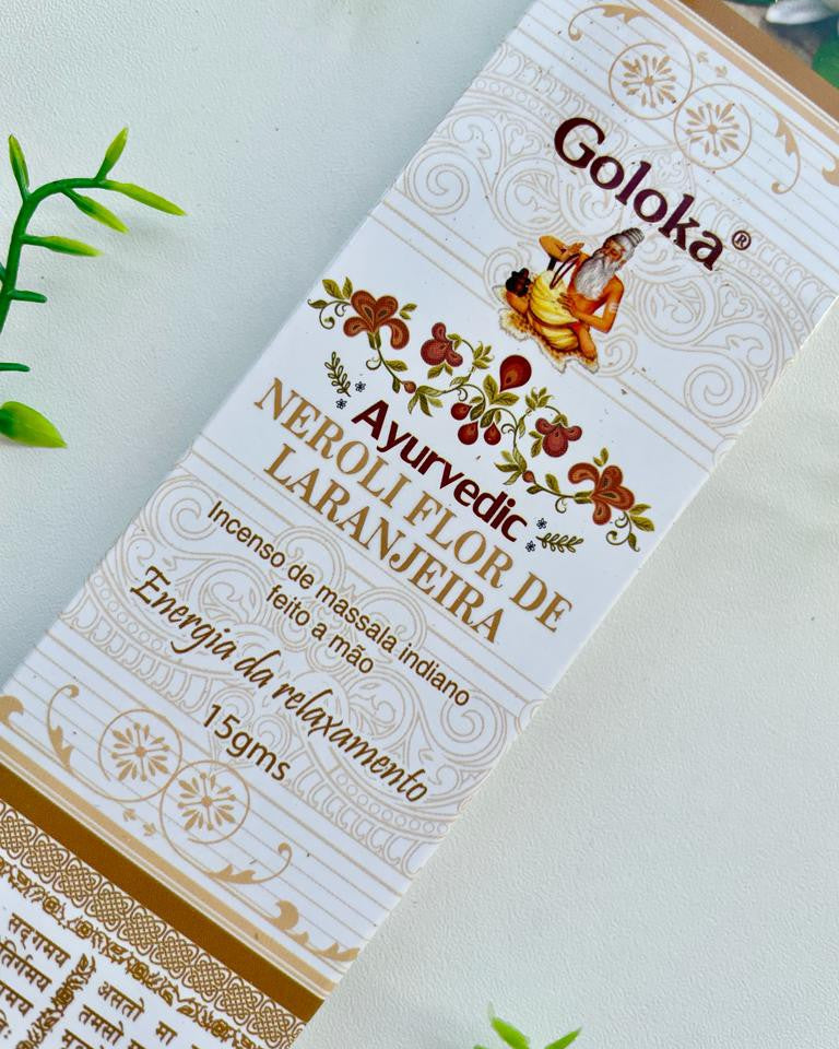 Incenso Goloka - Ayurvedic Flor de Laranjeira