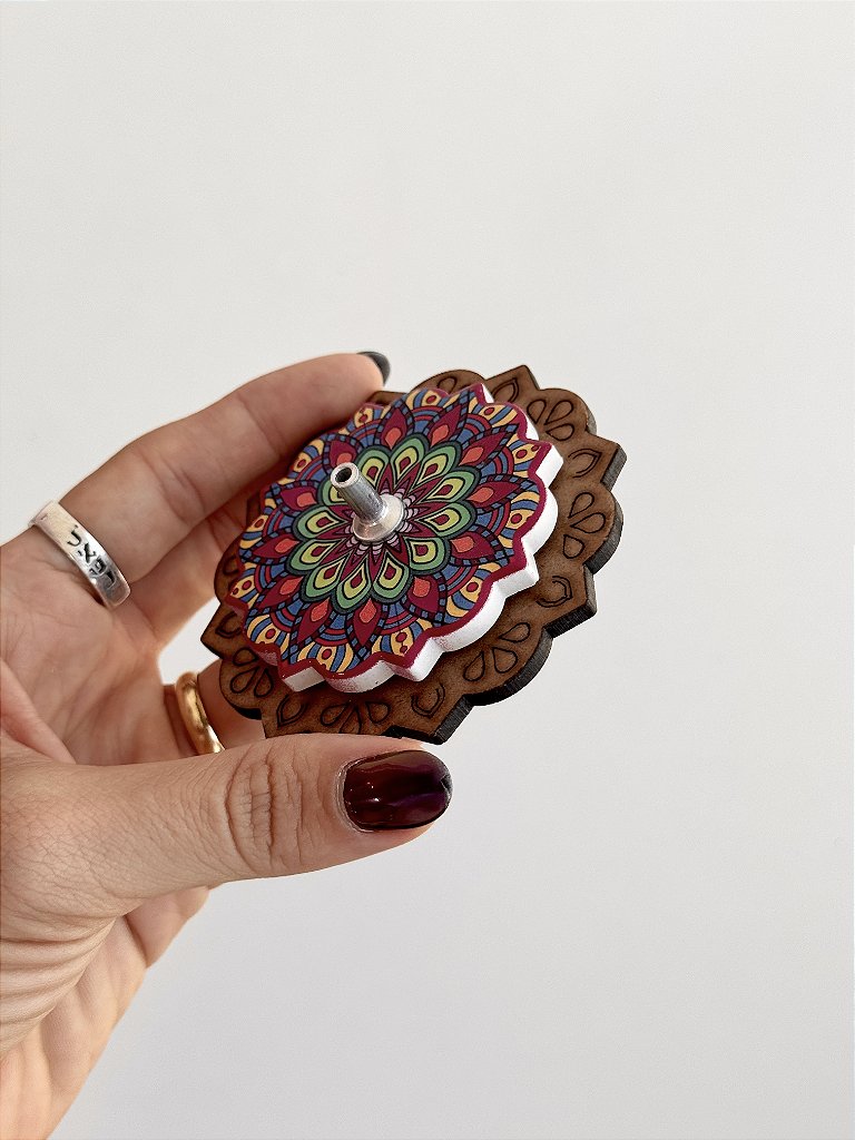 Incensário Mandala Colorida - Variações Disponíveis
