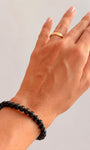 Pulseira de Turmalina Negra Redonda 6mm - Proteção Energética e Espiritual, Inseguranças e Soluções