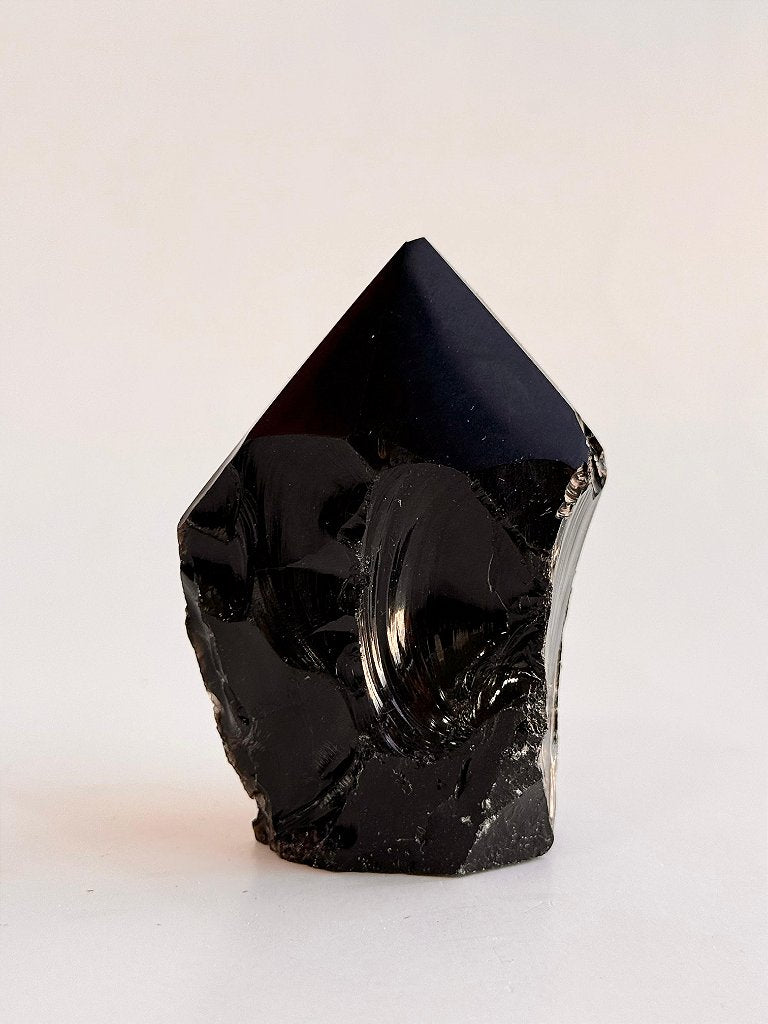 Ponta Geradora de Obsidiana - Proteção e Consciência