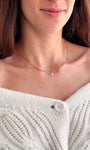 Colar de Cornalina 2mm Multifacetado - Alegria de Viver, Procrastinação, Disposição e Motivação