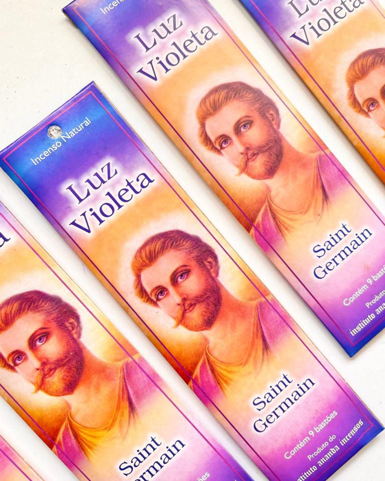 Incenso Ananda Saint Germain  - Luz Violeta - Paz, Libertação e Elevação Espiritual