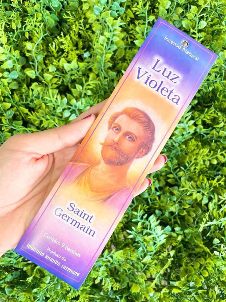 Incenso Ananda Saint Germain  - Luz Violeta - Paz, Libertação e Elevação Espiritual