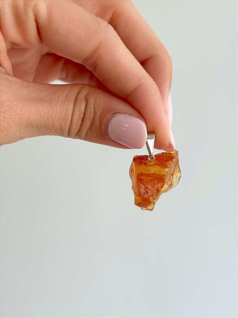 Pingente de Âmbar Natural - Analgésico, Anti-inflamatório e Calmante Natural
