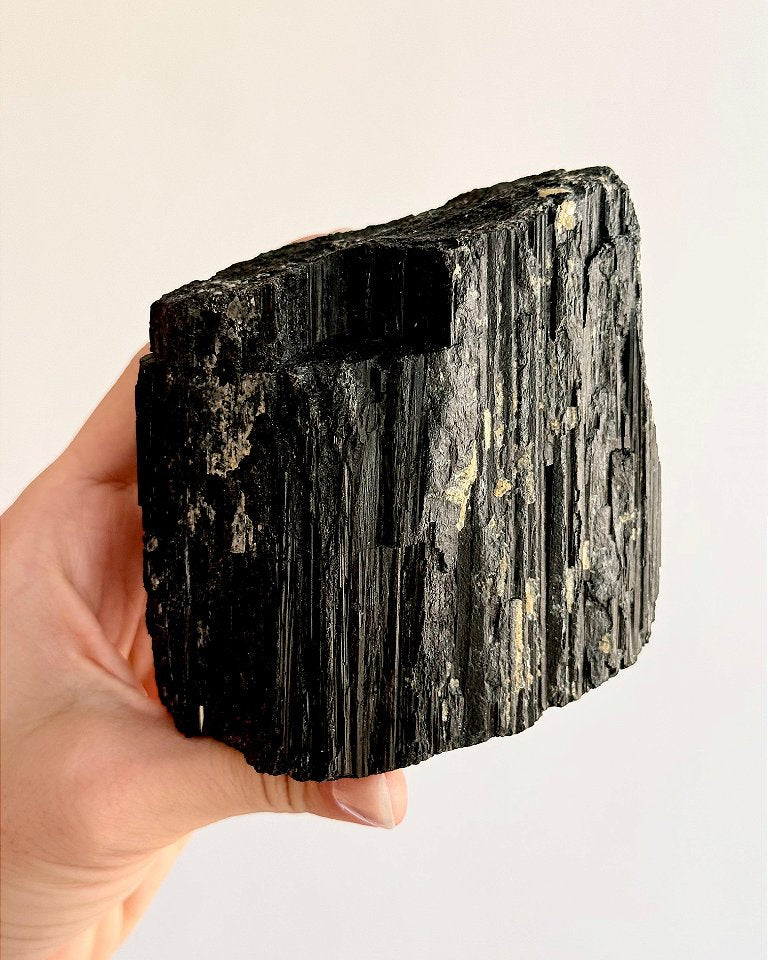 Turmalina Negra de Ambiente GG 701 a 900g - Proteção Energética e Espiritual, Inseguranças e Soluções