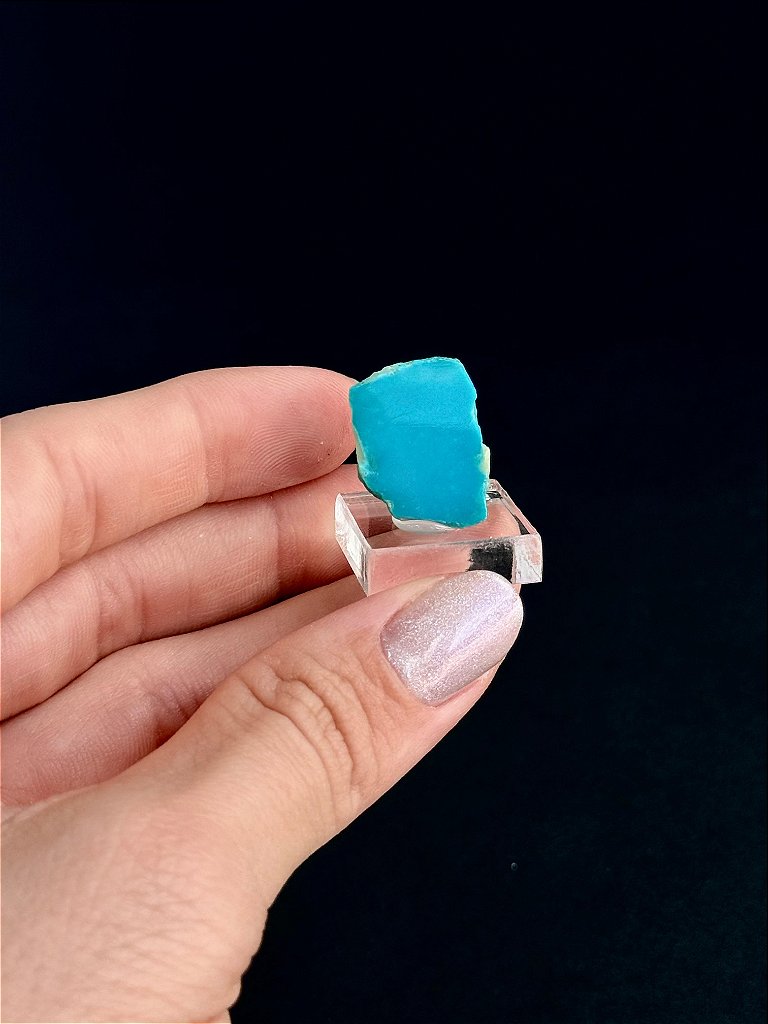 Chapa Turquesa na Base - Peça Única - CHTURQ02 4,47g