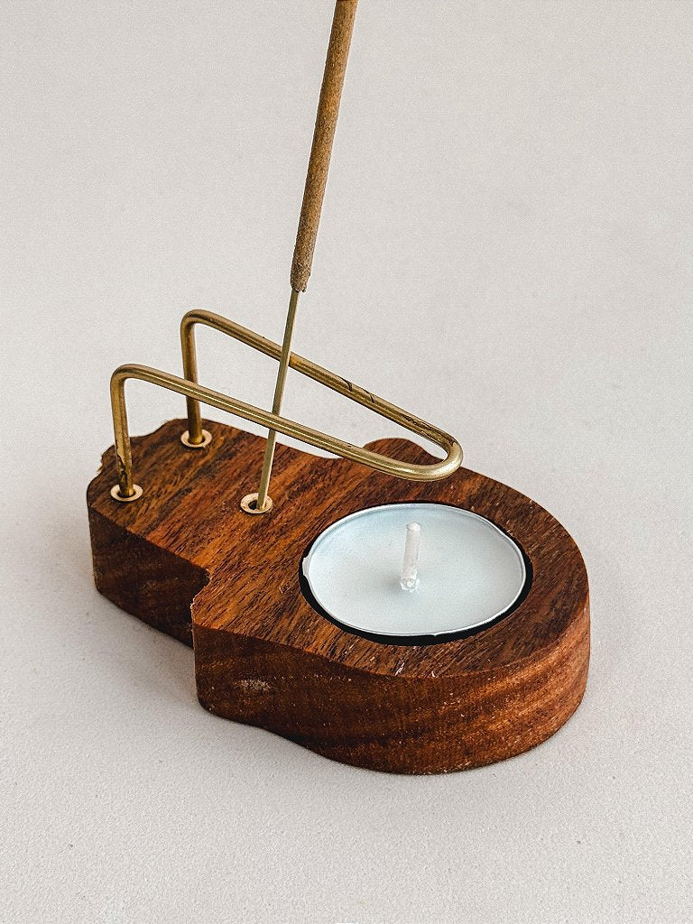 Incensário de Palo Santo Hamsá