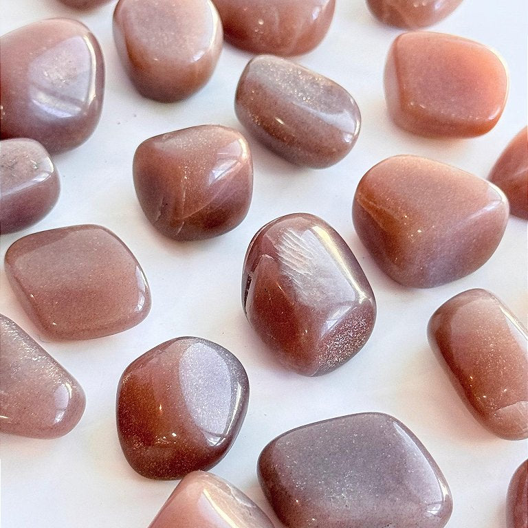 Pedra da Lua de Marrocos Rolada - Qualidade Especial - Sagrado Feminino, Sensualidade e Fertilidade