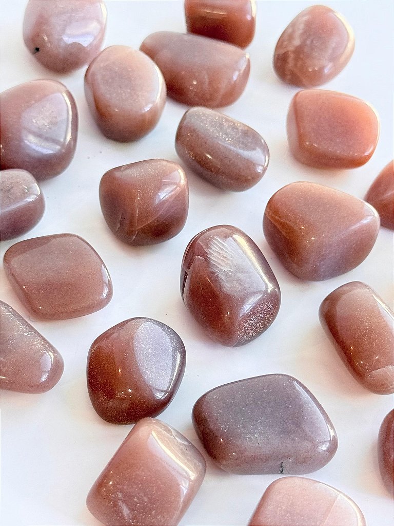 Pedra da Lua de Marrocos Rolada - Qualidade Especial - Sagrado Feminino, Sensualidade e Fertilidade