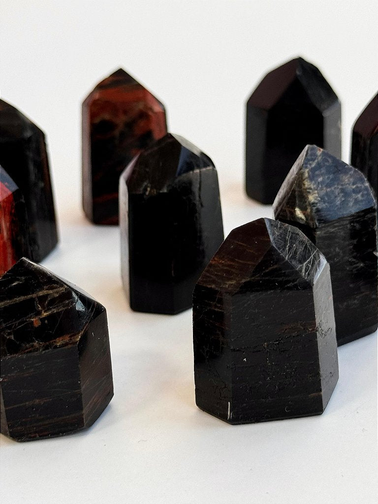 Mini Ponta de Turmalina Negra - Proteção Energética e Espiritual, Inseguranças e Soluções