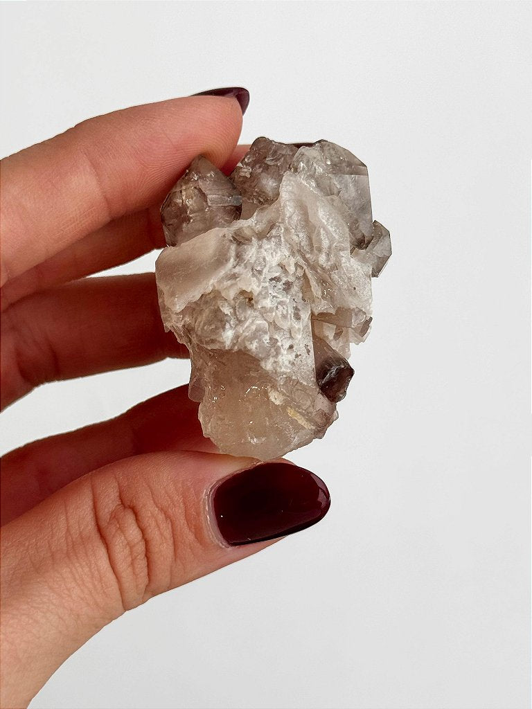 Cristal Elestial com Inclusão de Mica - Cristal Mestre - Desapego, Desobsessão, Autoconhecimento, Mudanças e Medos