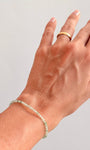 Pulseira de Quartzo Verde 2mm Multifacetada - Saúde e Equilíbrio