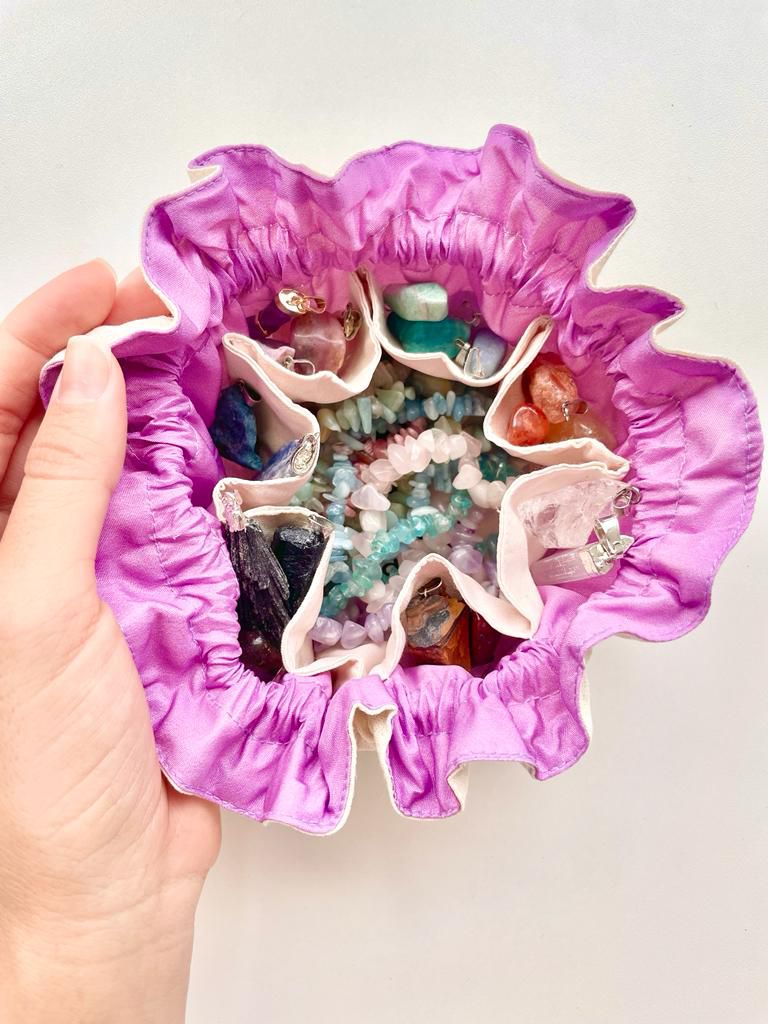 Porta Jóias Sagrada Magia com Divisórias