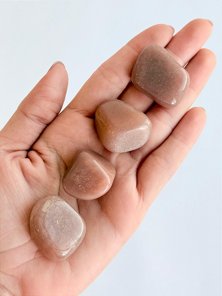 Pedra da Lua de Marrocos Rolada - Qualidade Especial - Sagrado Feminino, Sensualidade e Fertilidade