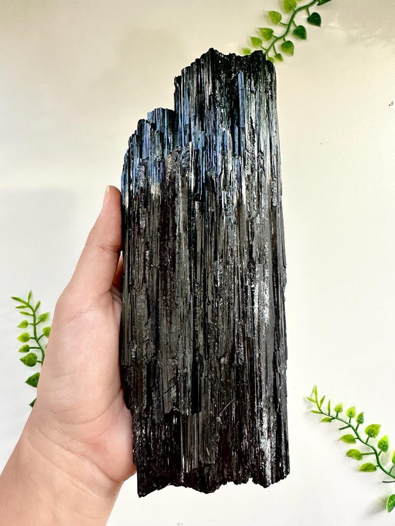 Turmalina Negra de Ambiente XG 1000 a 1200g - Proteção Energética e Espiritual, Inseguranças e Soluções
