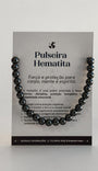 Pulseira de Hematita 6mm Regulável - Proteção, Disciplina, Afasta Vícios e Melhora Hábitos