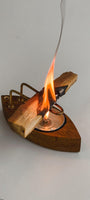 Incensário de Palo Santo Canoa