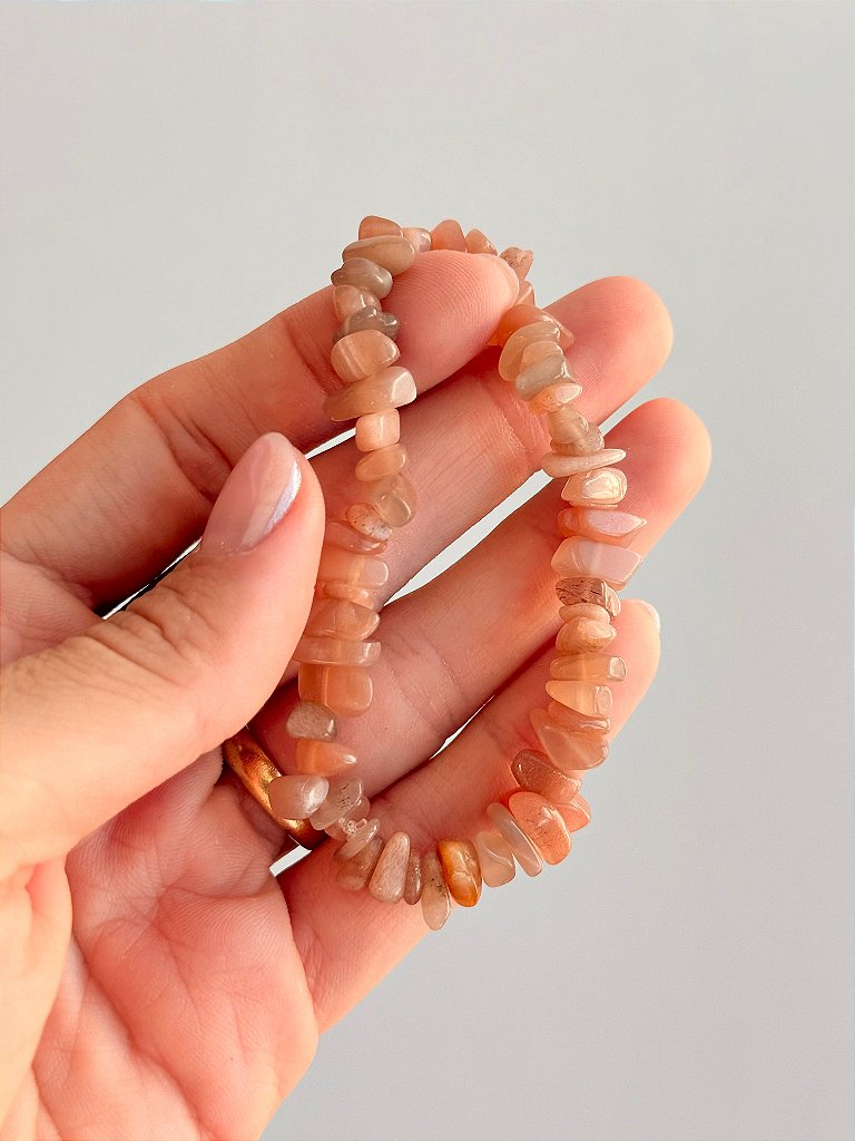 Pulseira de Pedra da Lua de Marrocos - Sagrado Feminino, Sensualidade e Fertilidade