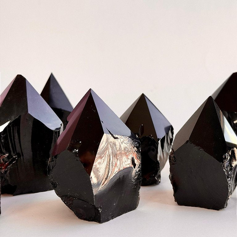 Ponta Geradora de Obsidiana - Proteção e Consciência