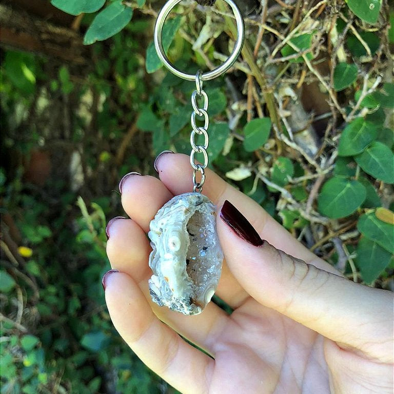 Chaveiro de Geodo - Pedra da sorte