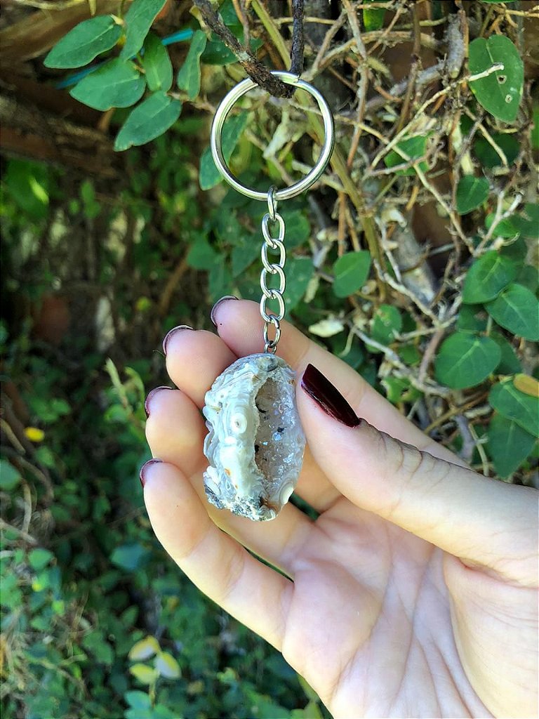 Chaveiro de Geodo - Pedra da sorte