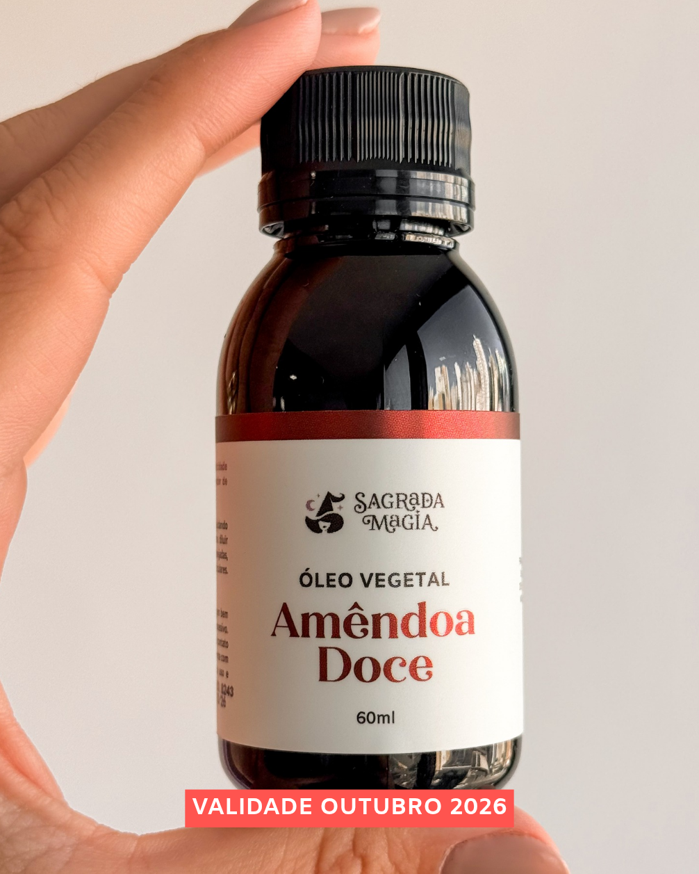Óleo Vegetal Carreador de Amêndoa Doce - Diluição de Óleos Essenciais, Hidratação e Nutrição da Pele