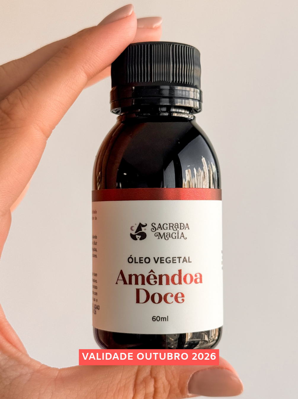 Óleo Vegetal Carreador de Amêndoa Doce - Diluição de Óleos Essenciais, Hidratação e Nutrição da Pele