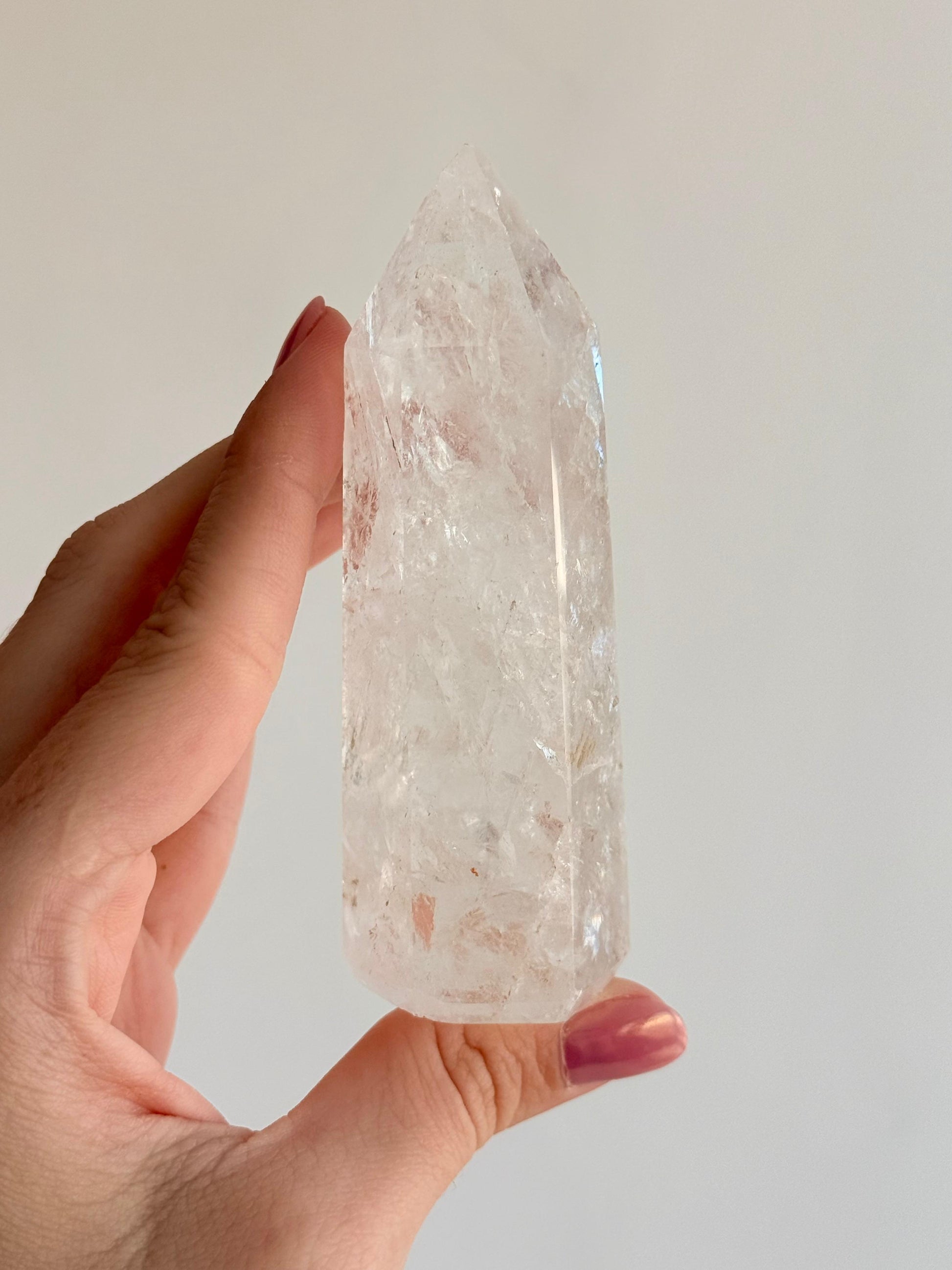 Ponta de Quartzo Cristal - Intensificador, Iluminação e Energização