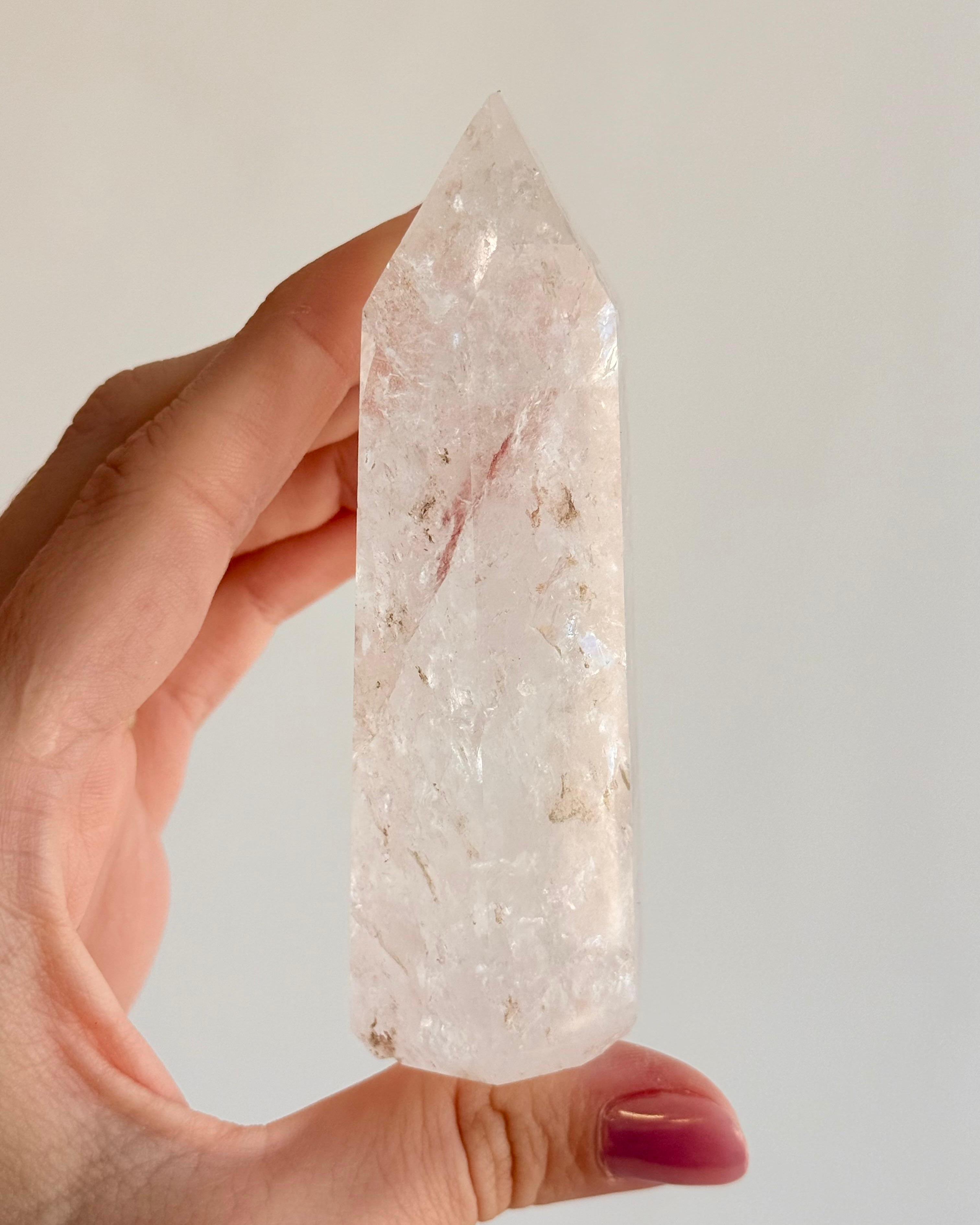 Ponta de Quartzo Cristal - Intensificador, Iluminação e Energização