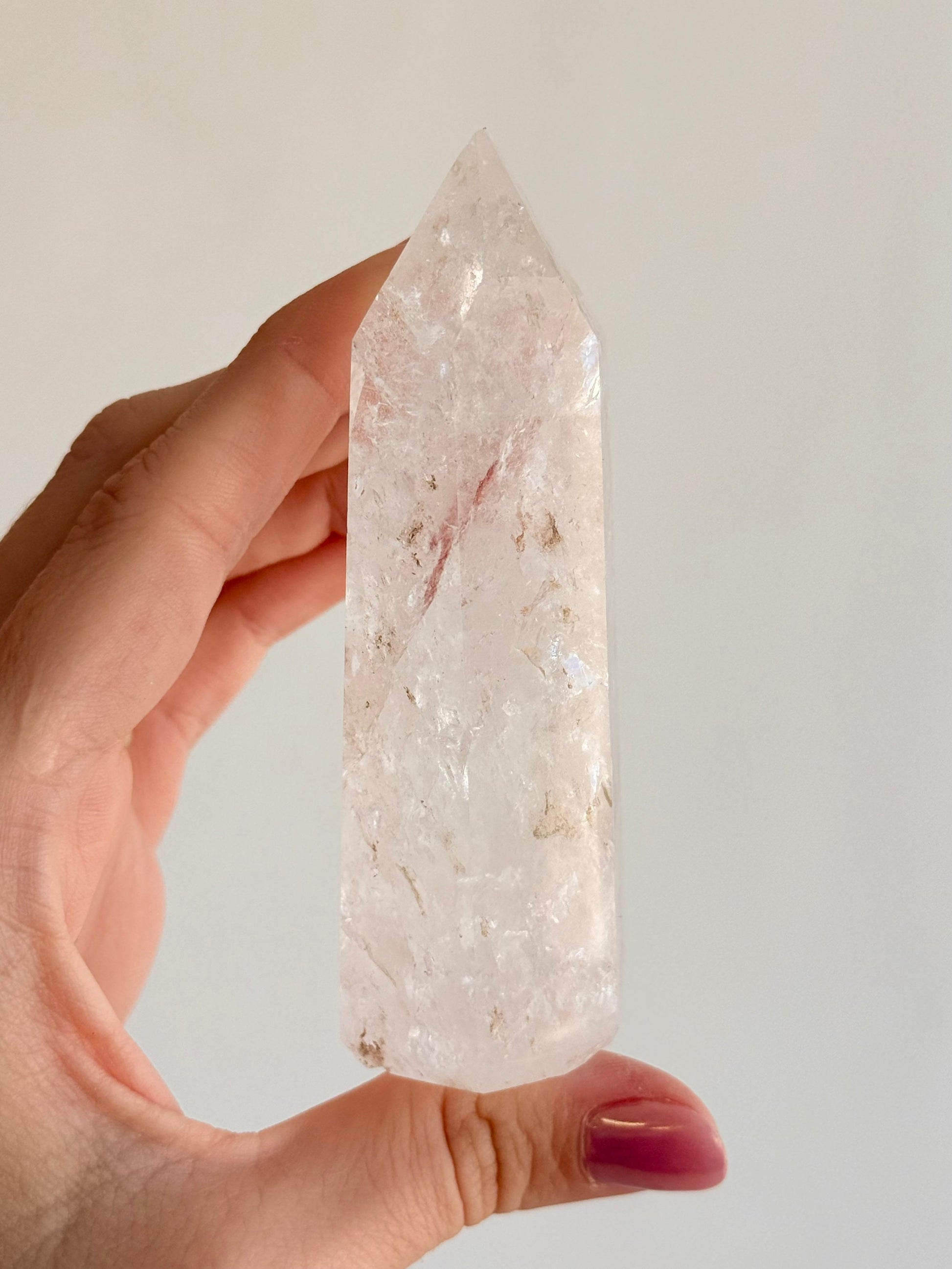 Ponta de Quartzo Cristal - Intensificador, Iluminação e Energização