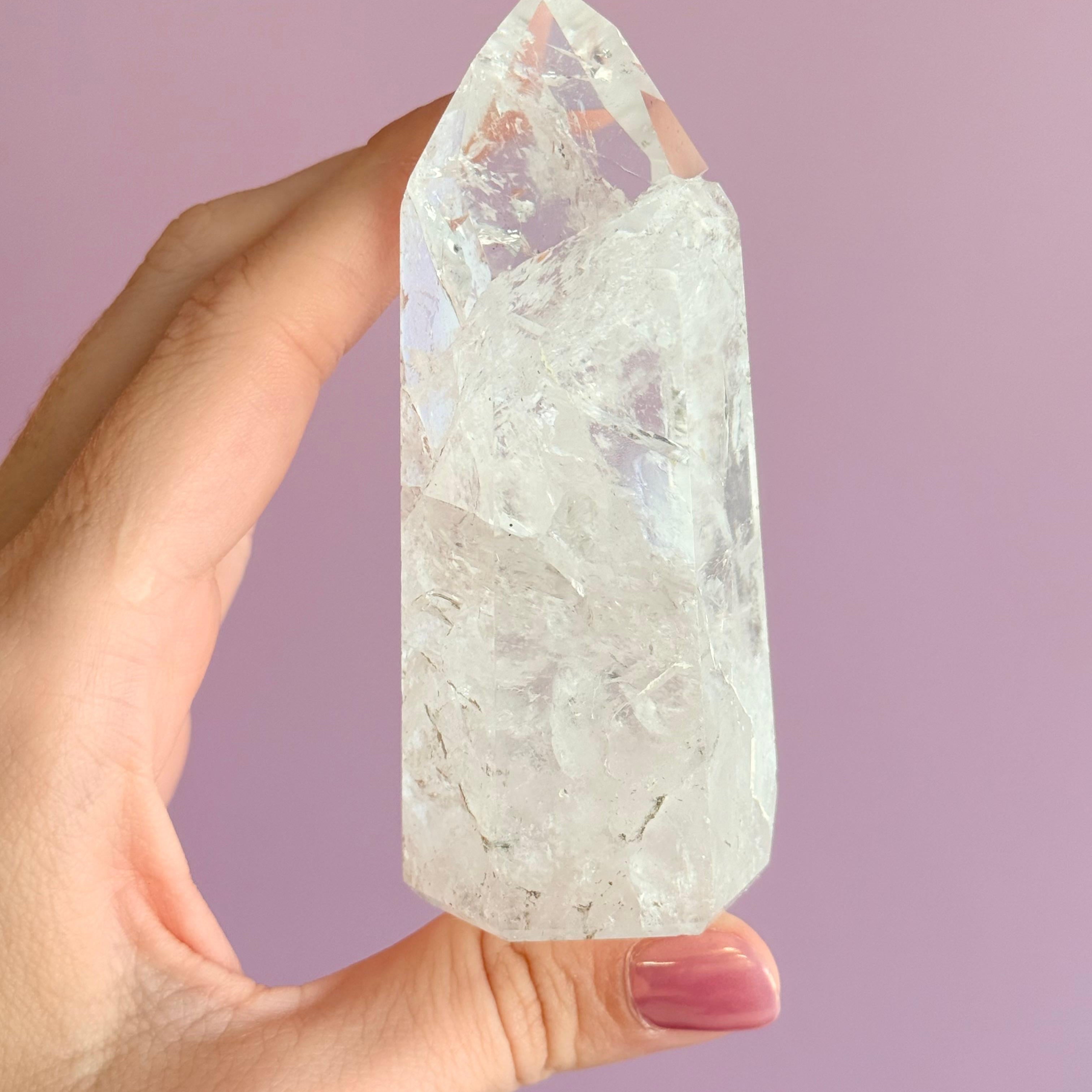Ponta de Quartzo Cristal - Intensificador, Iluminação e Energização