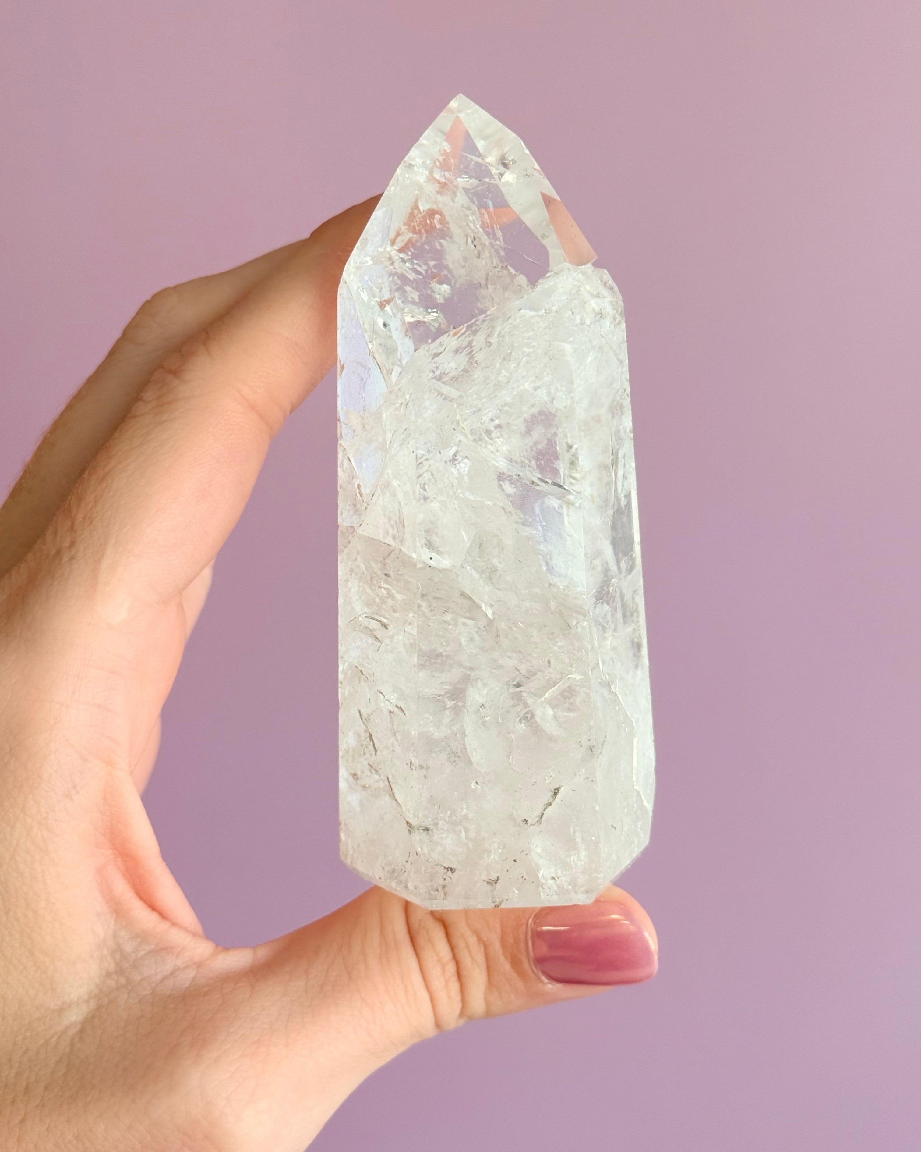 Ponta de Quartzo Cristal - Intensificador, Iluminação e Energização