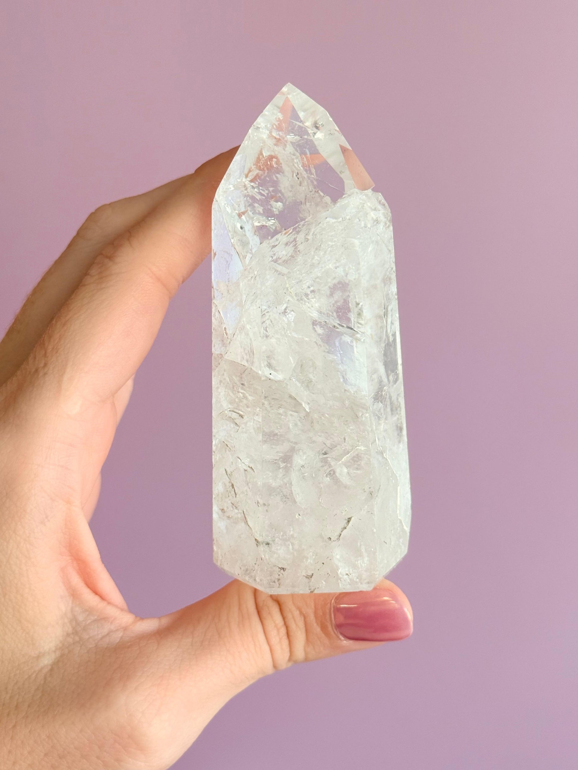 Ponta de Quartzo Cristal - Intensificador, Iluminação e Energização