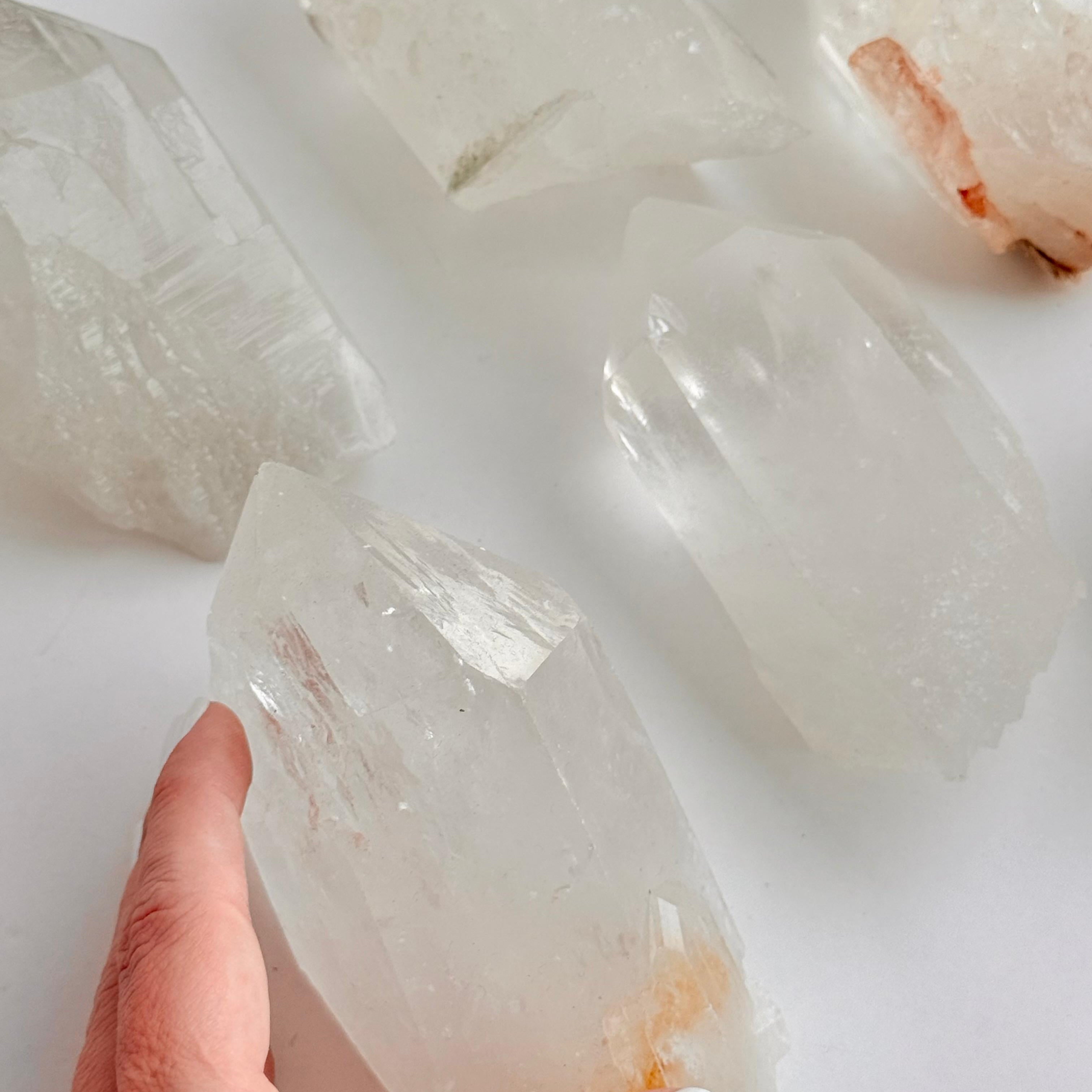 Ponta de Cristal Bruta para Ambiente - Amplificador, Iluminador e Purificador