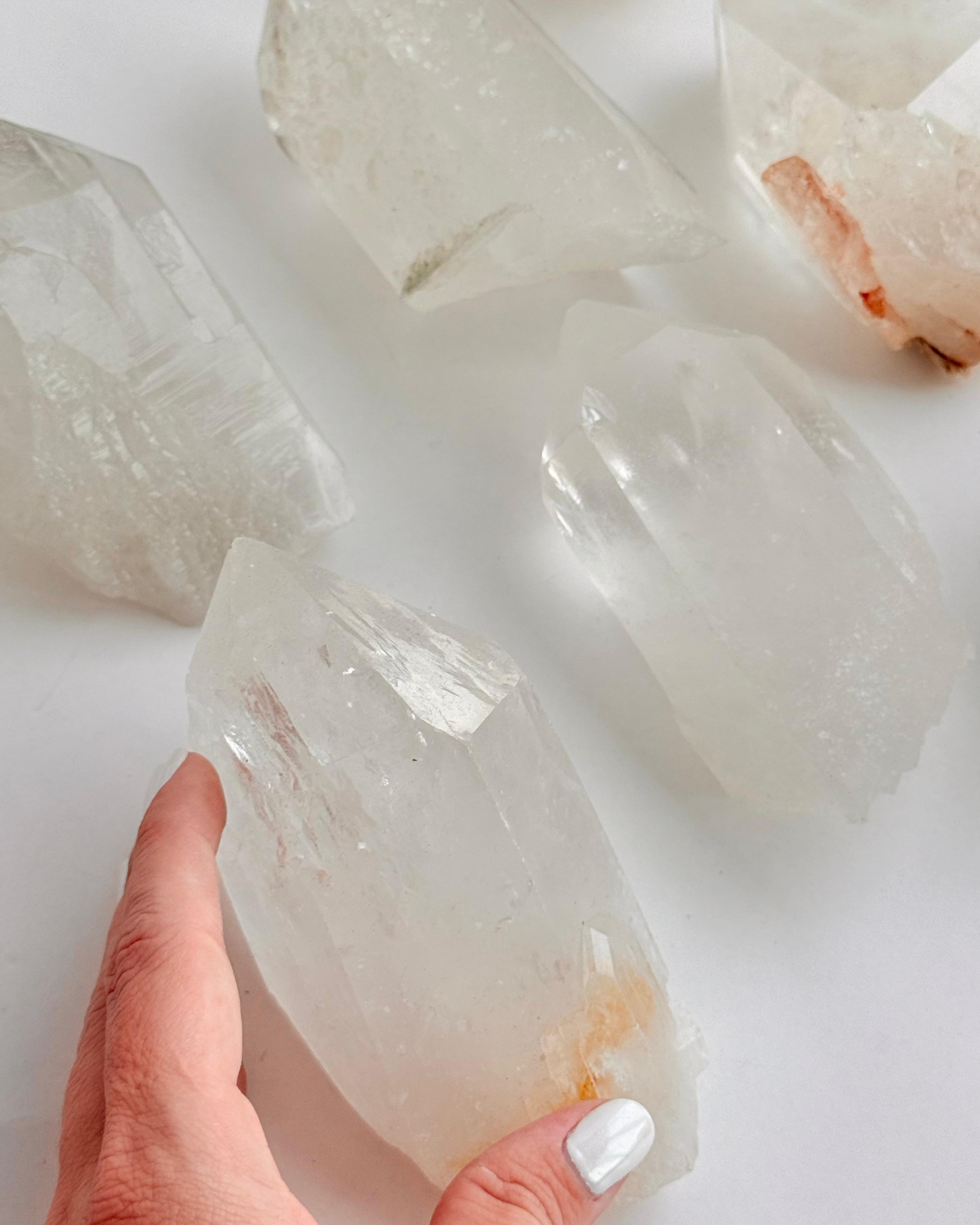 Ponta de Cristal Bruta para Ambiente - Amplificador, Iluminador e Purificador