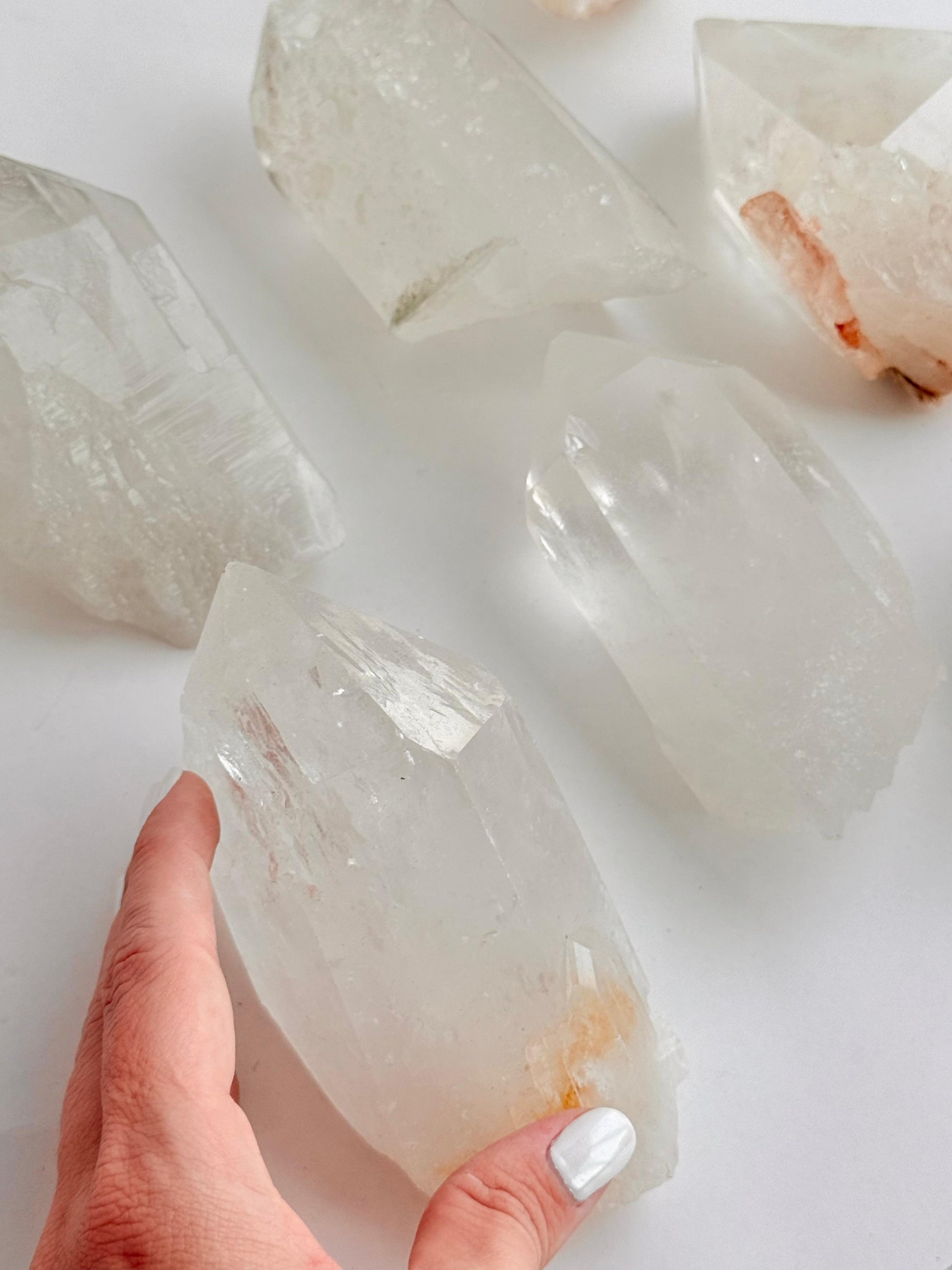 Ponta de Cristal Bruta para Ambiente - Amplificador, Iluminador e Purificador
