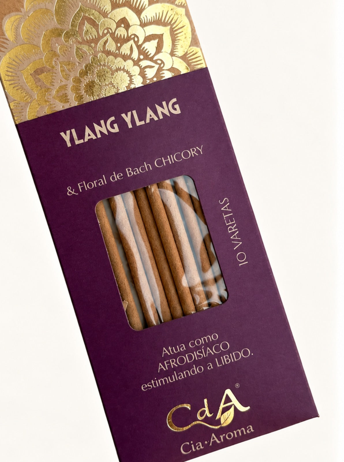 Incenso Natural Cia de Aroma - Ylang Ylang - Afrodisíaco e Libido