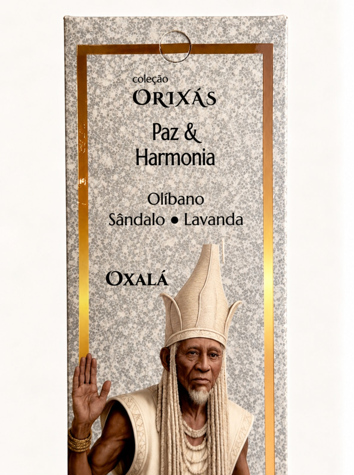 Incenso Natural Cia de Aroma Orixás - Oxalá - Harmonia, Luz e Clareza - Olíbano, Sândalo e Lavanda
