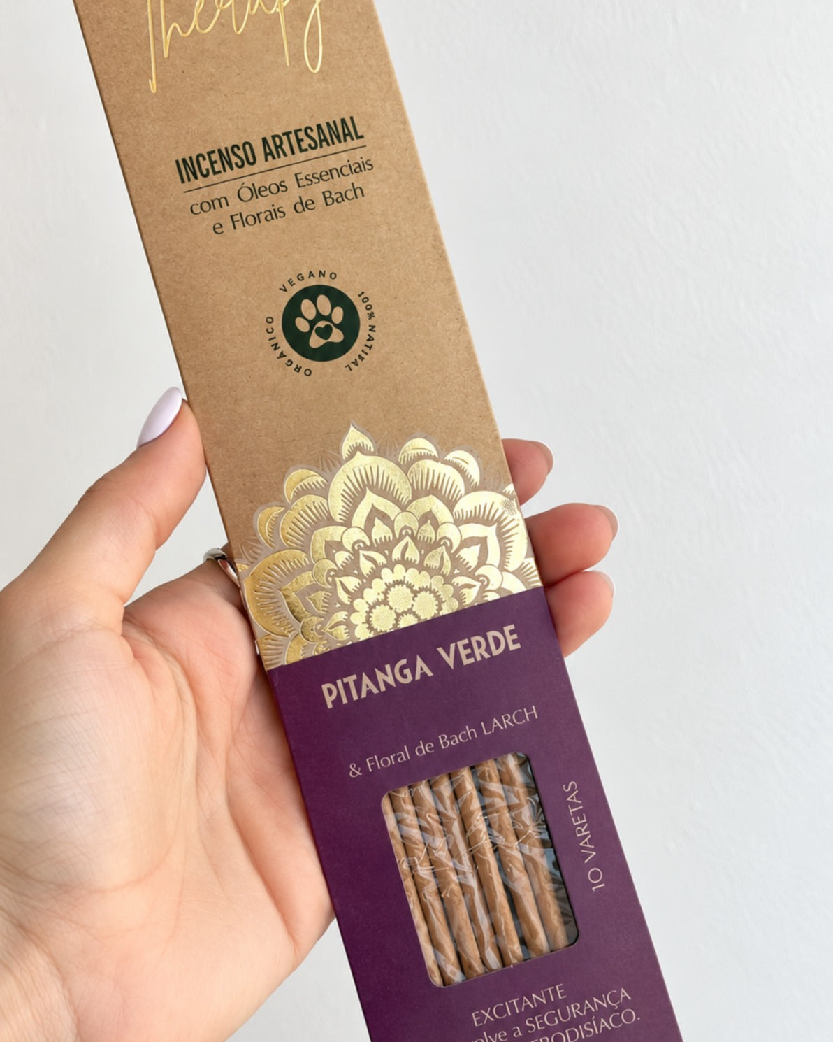 Incenso Natural Cia de Aroma - Pitanga - Estimulante, Confiança e Afrodisíaco