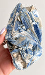 Cianita Azul com Inclusões - CIA149 424g - Pedra do Arcanjo Miguel - Proteção dos Anjos