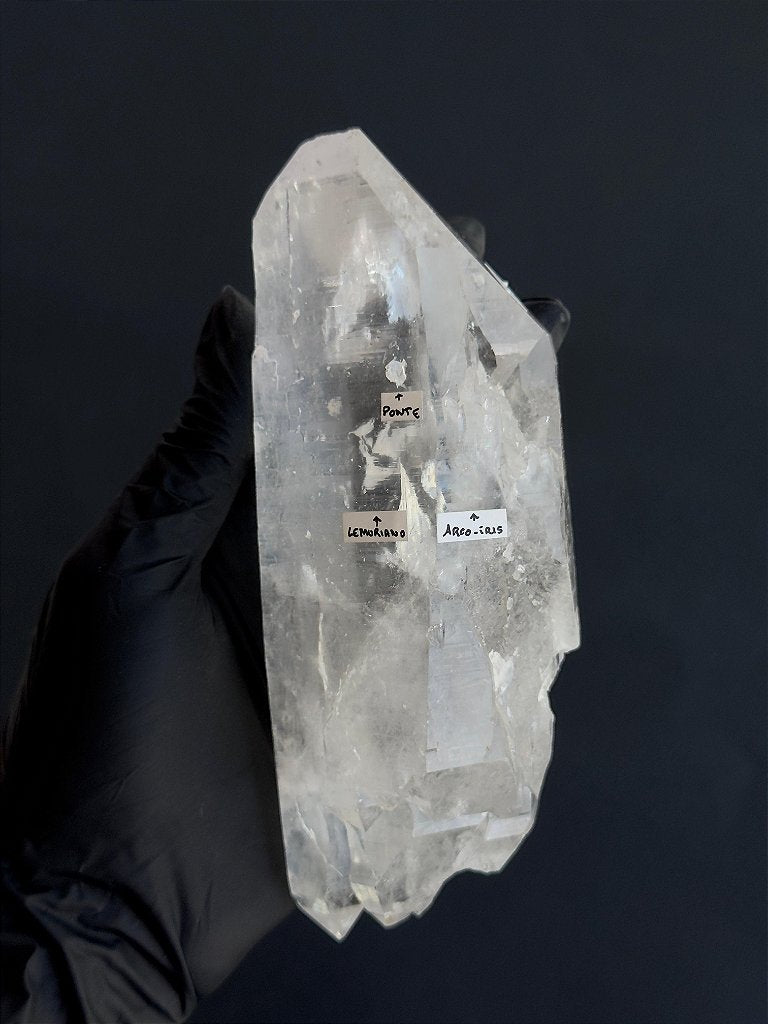 Ponta de Cristal com Mestrias - RARO - Peça Única CRIS164