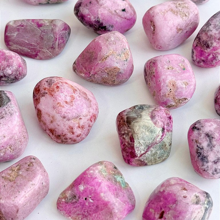 Cobalto Calcita - Pedra Afrodite; Talismã de Amor; Deusa Interior